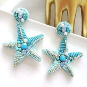 New!  Starfish earrings